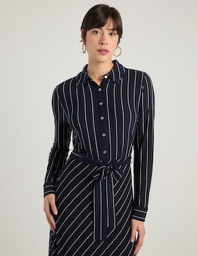 Vestido midi casual Tommy Hilfiger para mujer