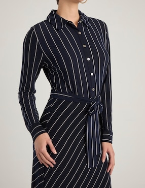 Vestido midi casual Tommy Hilfiger para mujer