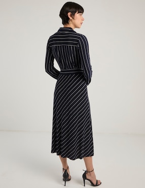 Vestido midi casual Tommy Hilfiger para mujer
