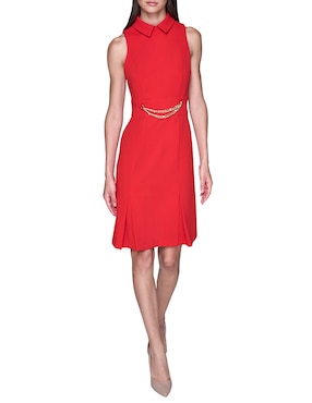 Vestido midi casual Karl Lagerfeld Paris para mujer