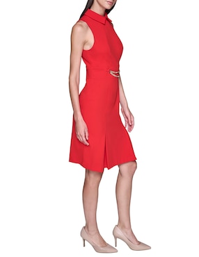 Vestido midi casual Karl Lagerfeld Paris para mujer