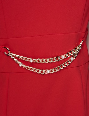 Vestido midi casual Karl Lagerfeld Paris para mujer