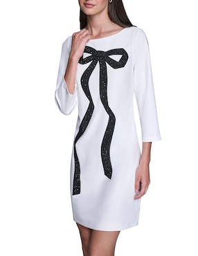 Vestido corto casual Karl Lagerfeld Paris para mujer