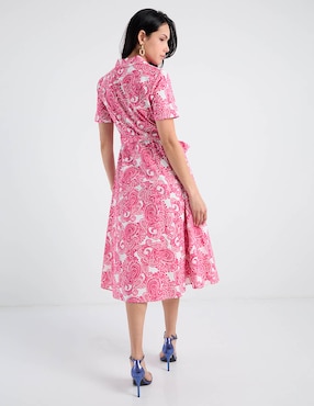 Vestido midi casual Tommy Hilfiger para mujer
