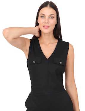 Jumpsuit Rue de la Paix formal estampado liso para mujer