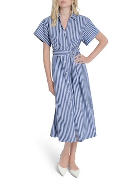 Vestido midi casual DKNY para mujer