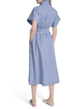 Vestido midi casual DKNY para mujer