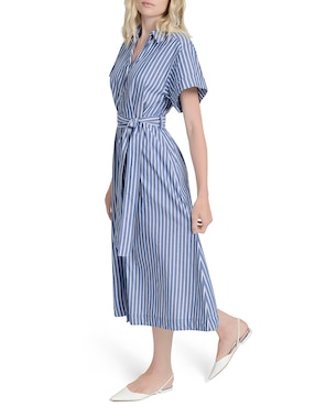 Vestido midi casual DKNY para mujer