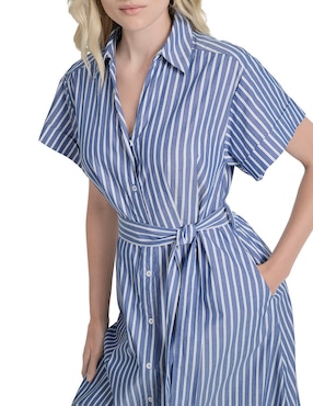 Vestido midi casual DKNY para mujer