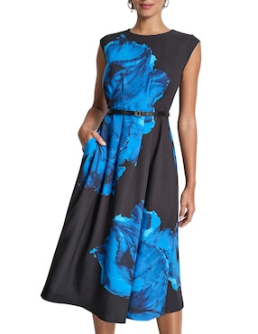 Vestido midi casual Dkny para mujer