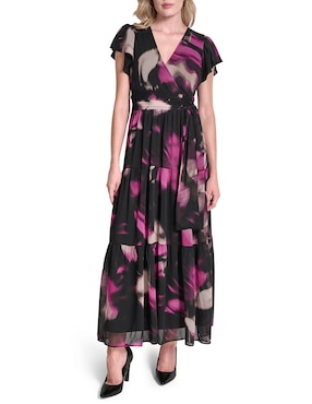 Vestido largo casual DKNY para mujer