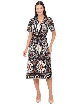 Vestido midi casual Rue de la Paix para mujer