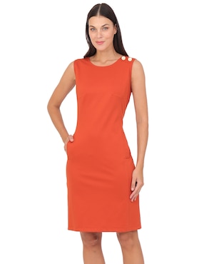 Vestido a la rodilla formal Rue de la Paix para mujer