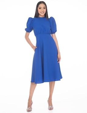Vestido midi casual Sarah Bustani para mujer
