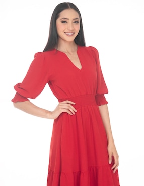 Vestido midi casual Sarah Bustani para mujer