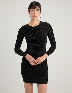 Vestido corto fiesta Guess escote redondo