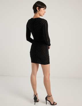 Vestido corto fiesta Guess escote redondo