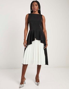 Vestido midi casual Rue de la Paix para mujer