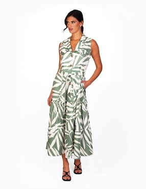 Vestido midi casual Rimini para mujer