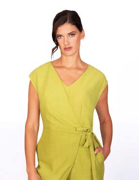 Jumpsuit Rimini estampado liso para mujer