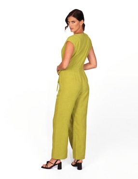 Jumpsuit Rimini estampado liso para mujer