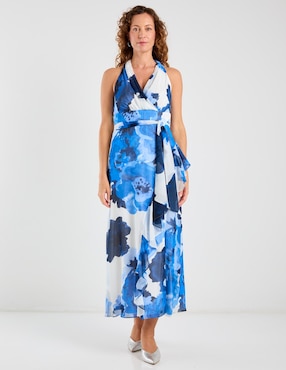 Vestido crop formal London Times para mujer