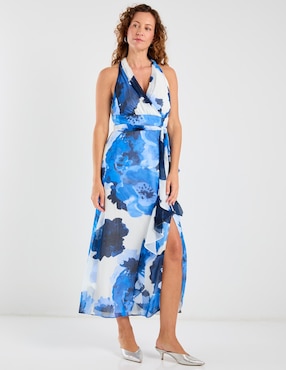 Vestido crop formal London Times para mujer