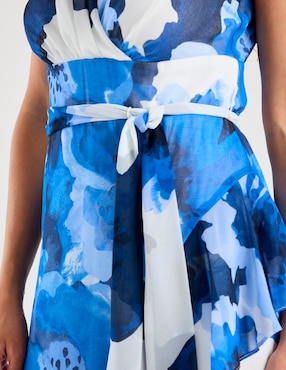 Vestido crop formal London Times para mujer