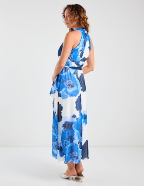 Vestido crop formal London Times para mujer