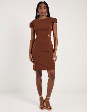 Vestido arriba de la rodilla formal Rue de la Paix para mujer