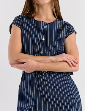 Jumpsuit Rue De La Paix casual estampado a rayas para mujer