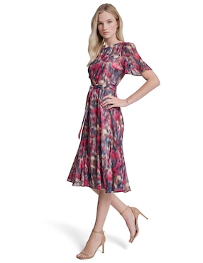 Vestido midi casual Dkny para mujer