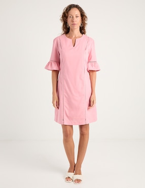 Vestido arriba de la rodilla casual Toscano para mujer