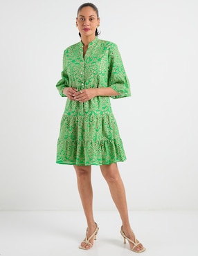 Vestido a la rodilla casual Toscano para mujer
