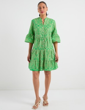 Vestido a la rodilla casual Toscano para mujer