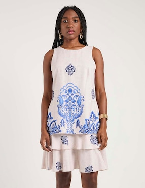 Vestido arriba de la rodilla casual Rue de la Paix para mujer