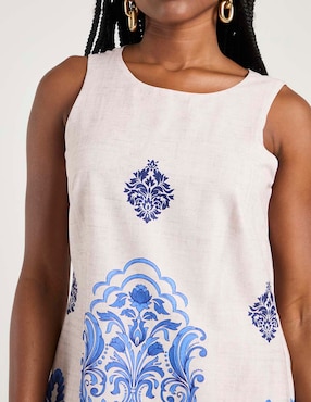 Vestido arriba de la rodilla casual Rue de la Paix para mujer
