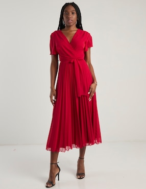 Vestido midi de fiesta Rue de la Paix escote V