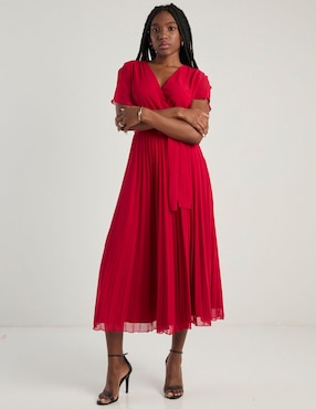 Vestido midi de fiesta Rue de la Paix escote V