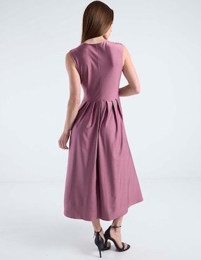 Vestido crop de fiesta Rue de la Paix escote V