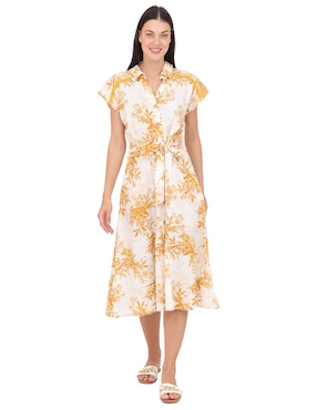 Vestido midi casual Rue de la Paix para mujer