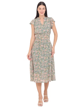 Vestido midi casual Rue de la Paix para mujer