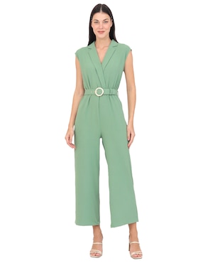 Jumpsuit Rue de la Paix formal estampado liso para mujer
