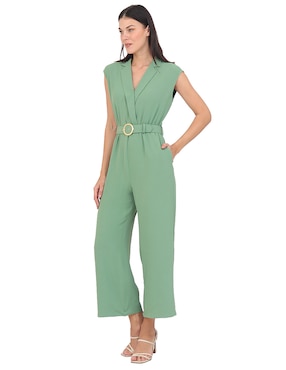 Jumpsuit Rue de la Paix formal estampado liso para mujer