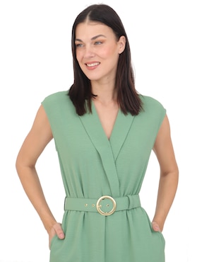 Jumpsuit Rue de la Paix formal estampado liso para mujer