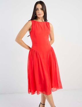 Vestido midi casual Rue De La Paix para mujer
