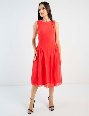 Vestido midi casual Rue De La Paix para mujer