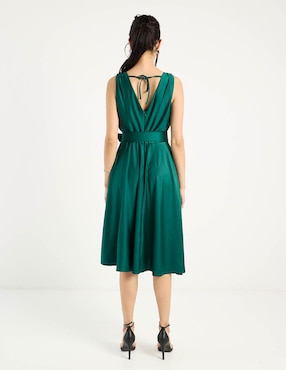 Vestido 3/4 de fiesta Rue de la Paix escote V