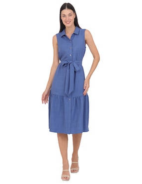 Vestido midi casual Rue de la Paix para mujer