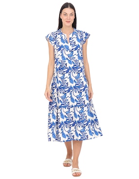 Vestido midi casual Rue de la Paix para mujer